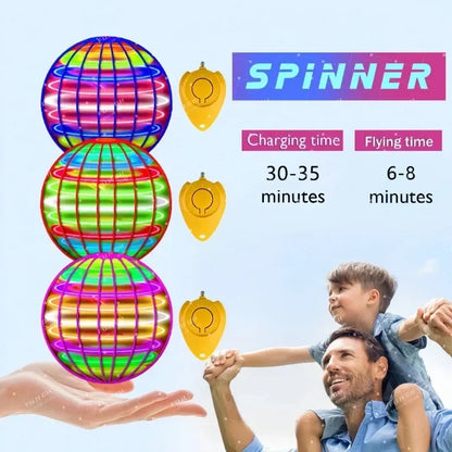 Hand-Controlled Flying Ball | LED Hover Orb Toy for Kids