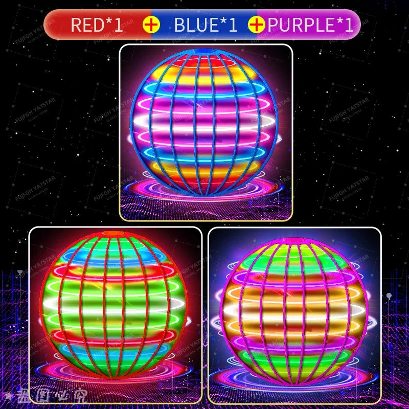 Hand-Controlled Flying Ball | LED Hover Orb Toy for Kids