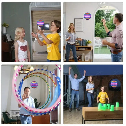 Hand-Controlled Flying Ball | LED Hover Orb Toy for Kids
